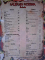 Palermo Pizzéria menu