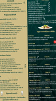 Melanzs Étterem menu