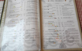 Huszár Vendéglő menu