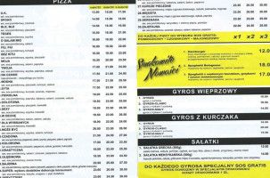Pizzeria Beti menu