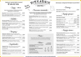Bistro Piekarnik menu