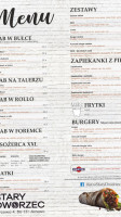 Bistro Stary Dworzec menu