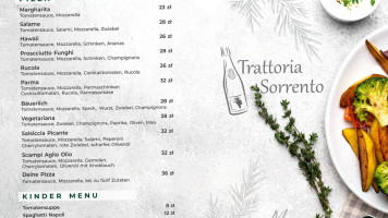Trattoria Sorrento &cafe menu