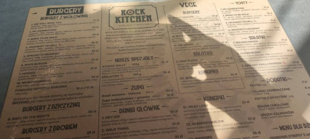 Rock Kitchen menu