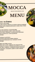 Mocca Kawiarnia Sebastian Skuza menu