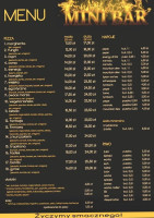 Mini Więcbork menu