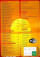 Kral Kebab menu