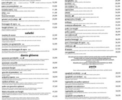Azzurro menu