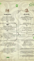 The Blackrock Irish Pub menu