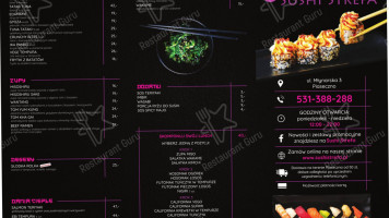 Sushi Strefa Zielonka menu