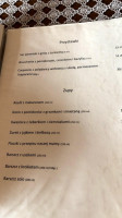 U Zosi menu