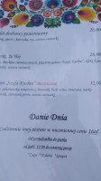 Pychotka menu