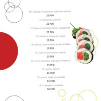Hallo-sushi menu