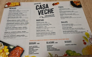 Casa Veche menu