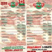 Pizzeria Delys menu