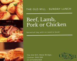 The Old Mill, Metal Bridge, Coxhoe, Co Durham food