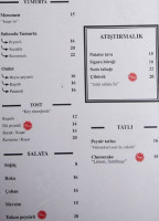 Munis Sokak Lezzetleri menu