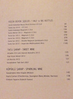 Suvla Kanyon menu