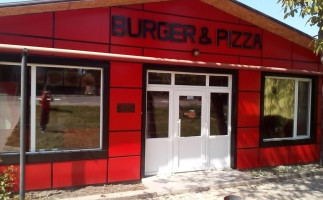 Burger Pizza inside