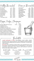 Hilltop Wine Estate menu