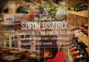 Szifon Bistro food