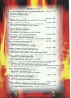 Diavolo Pizzéria Zamárdi menu