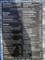 Ziribár menu