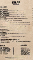 Farm Burger Vac menu