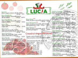 Lucia Pizza menu