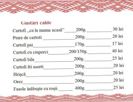 Cafenea Queen menu