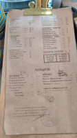 Prosta Kava menu