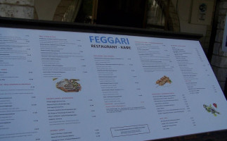 Feggari Taverna menu