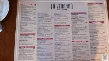 La Veranda menu