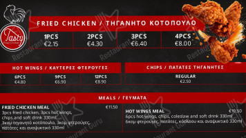 Tasty Fried Chicken Aradippou menu