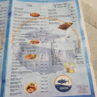 Fresh Fish menu