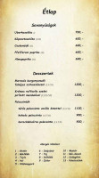 Bisztró65 menu