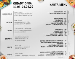 Mickiewicza menu