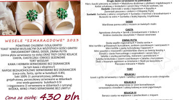 Gościniec Szumny menu