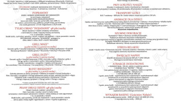 Gościniec Szumny menu