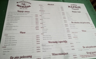 Biesiada Restauracja Marcin Kostencki menu