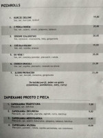 Pizzeria Luna menu