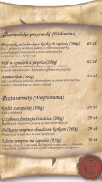 Firlejowe Sioło menu