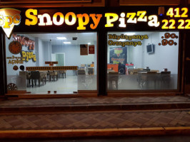 Snoopy Pizza Chicken inside