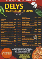 Pizzeria Delys menu