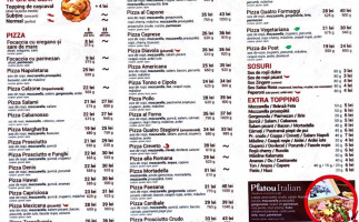 Pizzeria Al Forno Centru menu