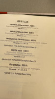 Mariska étterem Tiszafüred menu
