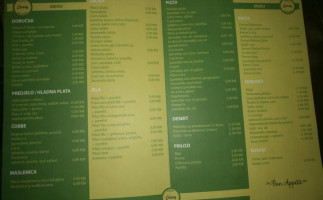 Curry menu