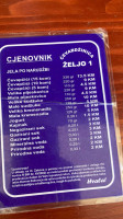 Ćevabžinica Željo menu