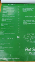 Ogrodek Pod Jabloniami menu