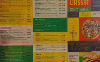 Bassta menu